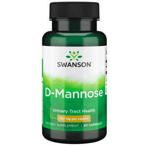 Swanson D-Mannose (D-manóza), 700 mg, 60 kapslí