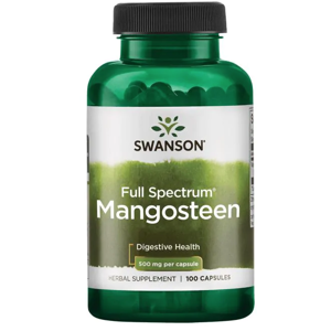Swanson Full Spectrum Mangosteen (Mangostana lahodná), 500 mg, 100 kapslí