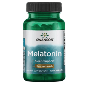 Swanson Melatonin (podpora spánku), 3 mg, 120 kapsúl