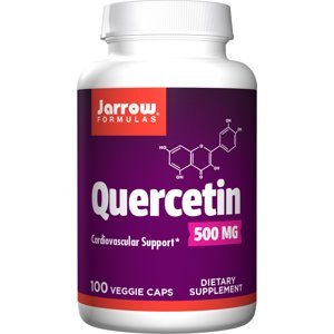 Jarrow Formulas Jarrow Quercetin, Kvercetín, 500 mg, 100 rostlinných kapslí