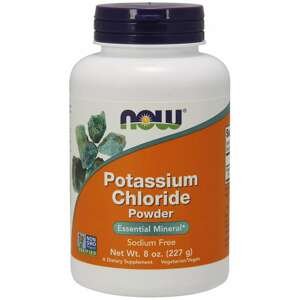 NOW® Foods NOW Potassium Chloride Powder (draslík ako chlorid draselný prášok), 227g
