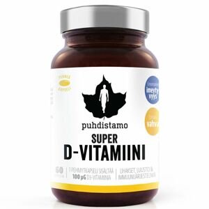 Puhdistamo - Super Vitamin D 4000iu 60 kapslí