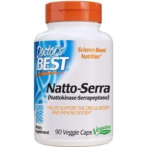 Doctor's Best Natto-Serra, 90 rastlinných kapsúl