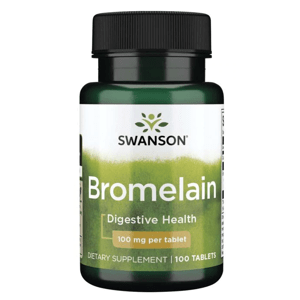 Swanson Bromelain (Bromelin), 100 mg, 100 tablet
