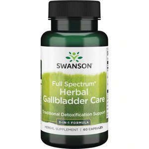 Swanson Full Spectrum Herbal Gallbladder (starostlivosť o žlčník), 60 kapsúl