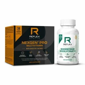 Reflex Nexgen® PRO Multivitamín + Digestive Enzymes, 120 kapslí + Albion Magnesium 90 kapslí ZDARMA!