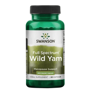 Swanson Full Spectrum Wild Yam (Dioskórea huňatá), 400 mg, 60 kapsúl
