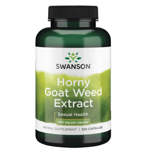 Swanson Horny Goat Weed Extract - Škornica, 500mg, 120 kapsúl