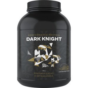 BrainMax Performance Protein Dark Knight, 1 kg Natívny srvátkový proteín, Grassfed kolagén, Colostrum, Ashwagandha, BIO RAW Kakao z Peru // Výživový doplnok