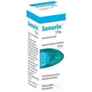 Sanorin 1 ‰ 1×10 ml, liek