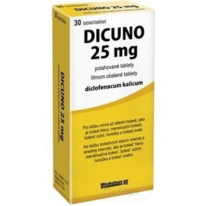 Dicuno 25 mg filmom obalené tablety tbl.flm.30 x 25 mg