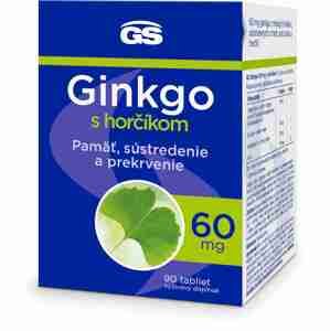 GS Ginkgo 60 mg s horčíkom, 90 tbl