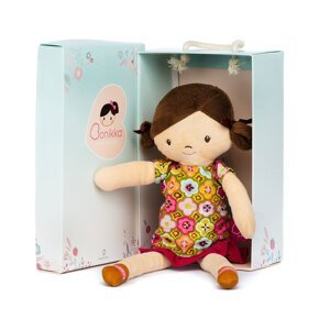Bonikka Chi Chi látková bábika v darčekovej krabičke - Ivy hnedé vlasy
