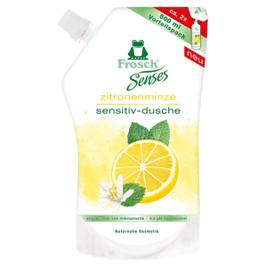 Frosch Sprchovací gél Senses citrónová mäta náhradné balenie 500 ml