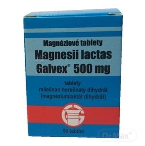 MAGNÉZIOVÉ TABLETY 500 MG - GALVEX