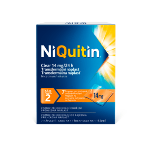 NiQuitin Clear 14 mg/24 h emp.tdm. 7 x 14 mg