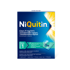 NIQUITIN Clear patch 21 mg