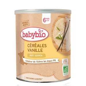BABYBIO Kaša nemliečna rýžovoquinoová s vanilkou 220 g - Vanilka