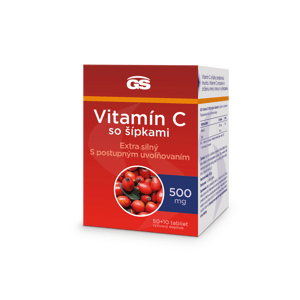 GS Vitamin C 500 se šípky 60 tabliet