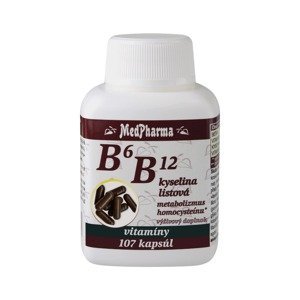 MedPharma B6 B12+kyselina listová 107 tabliet