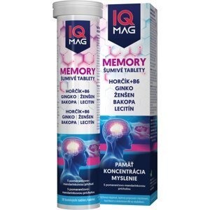 IQ Mag Memory pomerančovo-mandarinková příchuť .eff.20 tabliet
