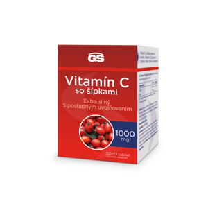 GS Vitamín C 1000 mg so šípkami inov.2023 60 ks