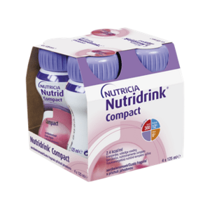 Nutridrink Compact s jahodovou príchuťou