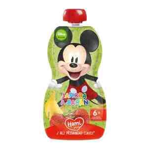 Hami Disney Mickey kapsička JAHODA A BANÁN pasterizovaný ovocno-zeleninový príkrm 110 g
