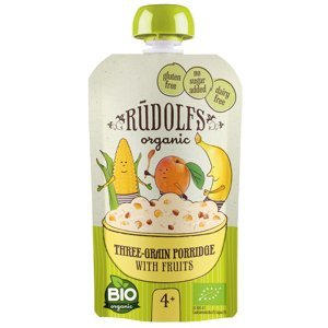 RUDOLFS Bio kapsička obilná 3zrnná kaša s ovocím 110 g