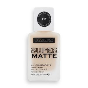 Revolution Relove Super Matte 2 in 1 Foundation & Concealer make-up F3 24 ml