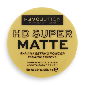 Revolution Relove HD Super Matte Transparentný fixačný púder s matným efektom Banana 7 g