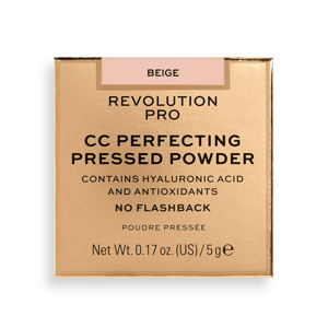 Revolution PRO CC Perfecting Pressed Powder Beige Púder 5 g