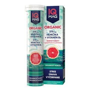 IQ Mag ORGANIC Mg+B6 šumivé tablety 13 tabliet
