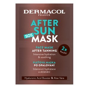 Dermacol After sun pleťová maska po opaľovaní 2 x 8 ml