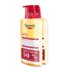 Eucerin pH5 sprchový olej citlivá veľmi suchá pokožka 2x400 ml