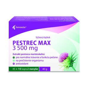 Noventis Pestrec Max 3500 mg 45 15 kapsúl