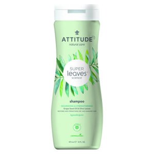 ATTITUDE Prírodný šampón Super leaves s detoxikačným účinkom - vyživujúci pre suché a poškodené vlasy
