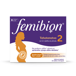 Femibion 2 Těhotenství 56 tabliet + 56 tabliet