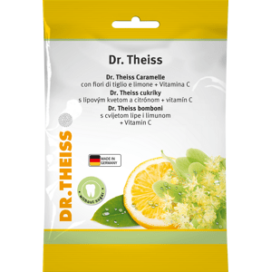 Dr. Theiss cukríky s lipovým kvetom a citrónom + vitamín C