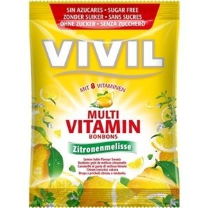 Vivil Multivitamín citron+meduňka 8vit. bez cukru 60g