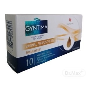 Gyntima Hyaluronic vaginálne čapíky 10 ks