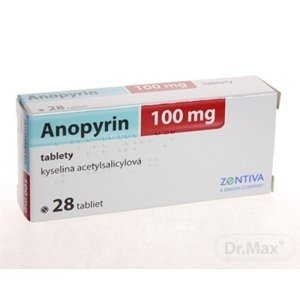 Anopyrin 100 mg 1×28 tbl, liek