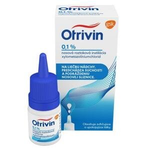Otrivin 0,1% kvapky 1×10 ml, kvapky na upchatý nos