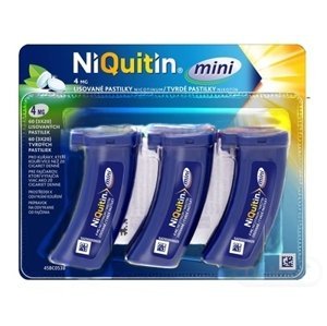 NiQuitin Mini 4 mg 1×60 cps, liek