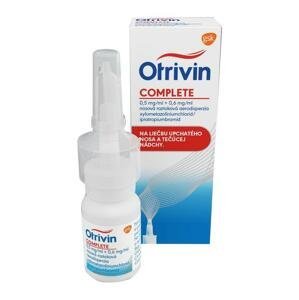 Otrivin Complete 0,5 mg/ml + 0,6 mg/ml 1×10 ml, nosový sprej na tečúcu nádchu