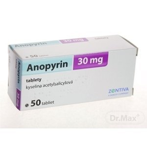 Anopyrin 30 mg 1×50 tbl, liek