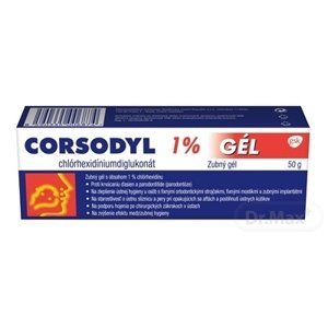Corsodyl 1% Gél gel.dnt.1 x 50 g