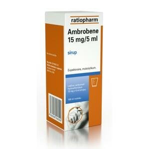 AMBROBENE 15 mg/5 ml 1×100 ml, sirup