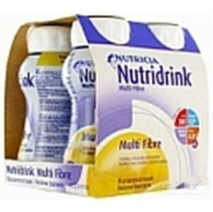 NUTRIDRINK MULTIFIBRE vanilková príchuť 4 x 200 ml