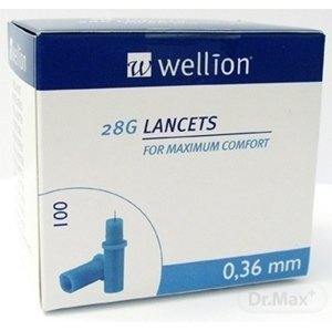 Wellion LANCETS 28G Lanceta sterilná 100 ks